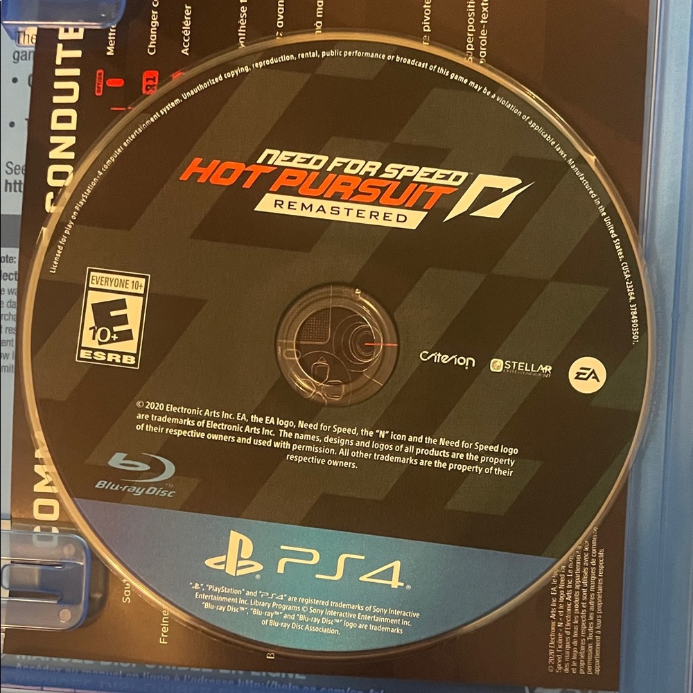Sony PS4 Need for Speed Hot Pursuit Remastered - Black and Gold